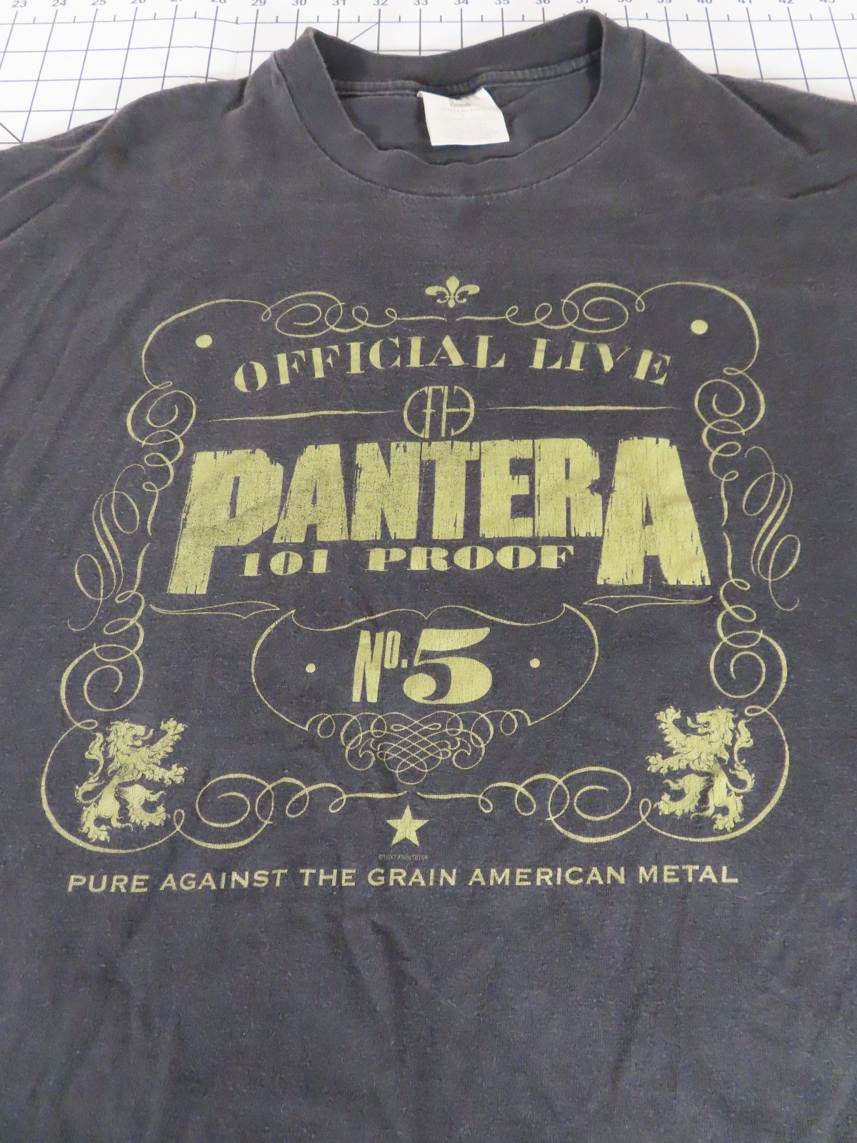 Vintage 1998 Pantera 101 Proof Concert Front/Back T-Shirt Size Mens XL Tag gallery