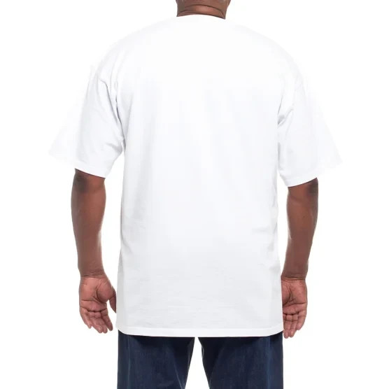Kirkland Men's 6-pack White 100% Cotton Crew Neck T-shirt S M L XL XXL 3XL gallery