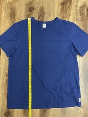 Reigning Champ Midweight Jersey Shirt Mens XL Light Blue Jersey Cotton Fabric