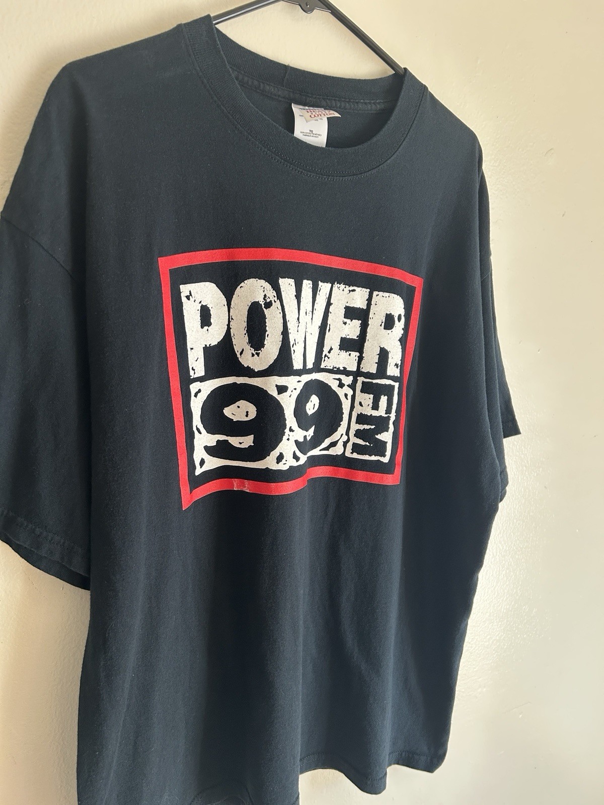 Power 99 FM Radio T-Shirt Stop the Violence Graphic Tee XL Vintage gallery