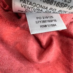 Patagonia Mens Medium Orange 2016 Live Simply T-Shirt STY 38816SP16
