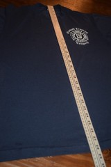 FDNY vtg Single Stitch Fire New York Flatbush Brooklyn t shirt Tag XL Fit L L/XL
