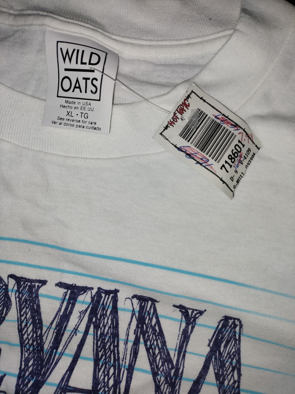 Nirvana Faces Drawing Band T-shirt Kurt Cobain Tee. New With Tag. Has Blemishes. gallery