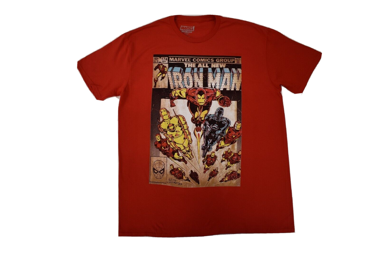 Marvel Mens Iron Man Comic Book Cover Graphic Tee Shirt New XL, 2XL gallery