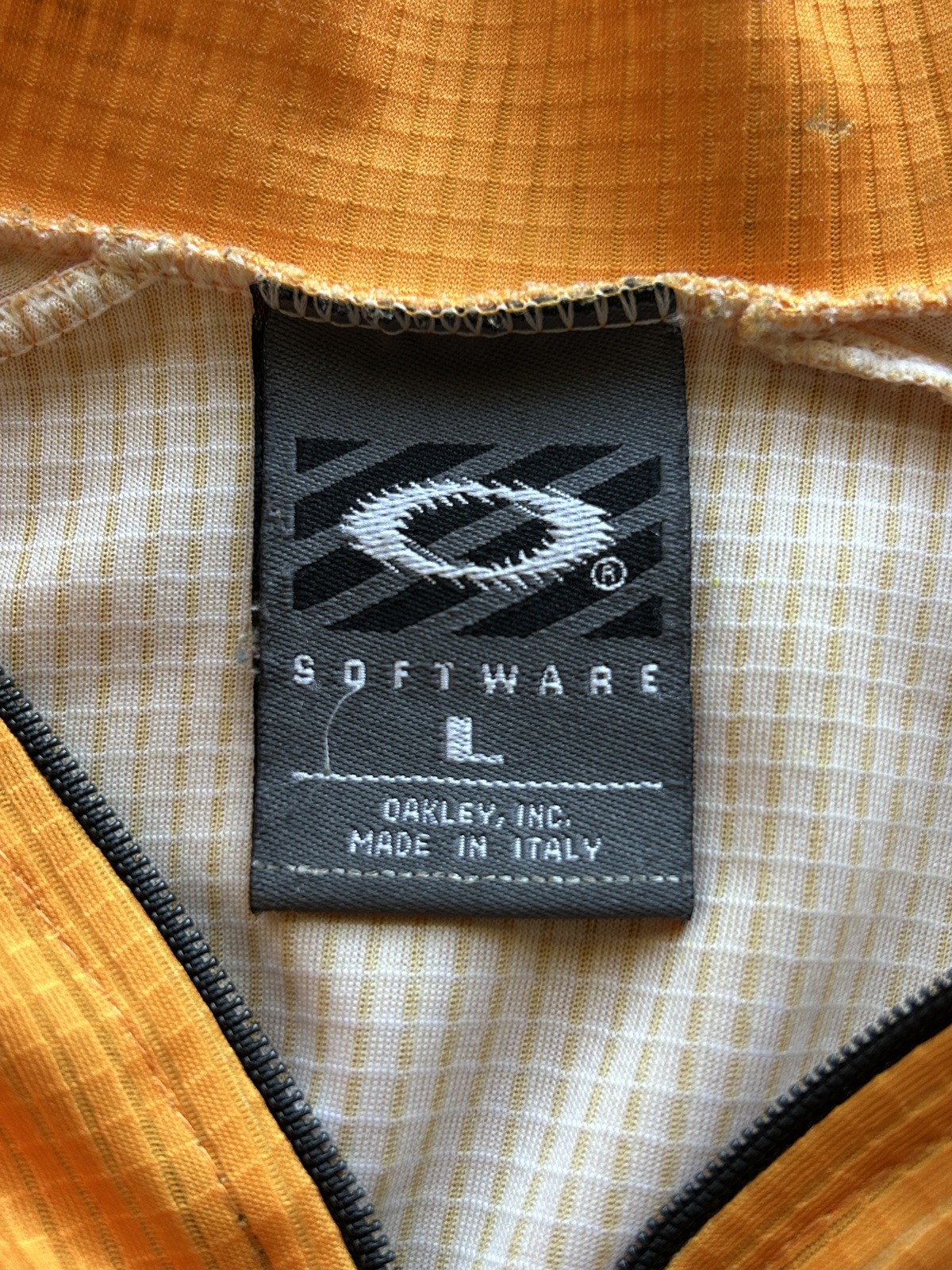 Vintage Gold/Yellow Oakley Software Cycling Jersey Shirt Large Read Description gallery