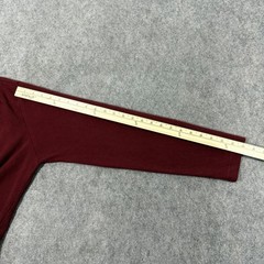 Covington Long Sleeve Pullover Ribbed Knit V-Neck Shirt Fits Men’s Sz Large Red