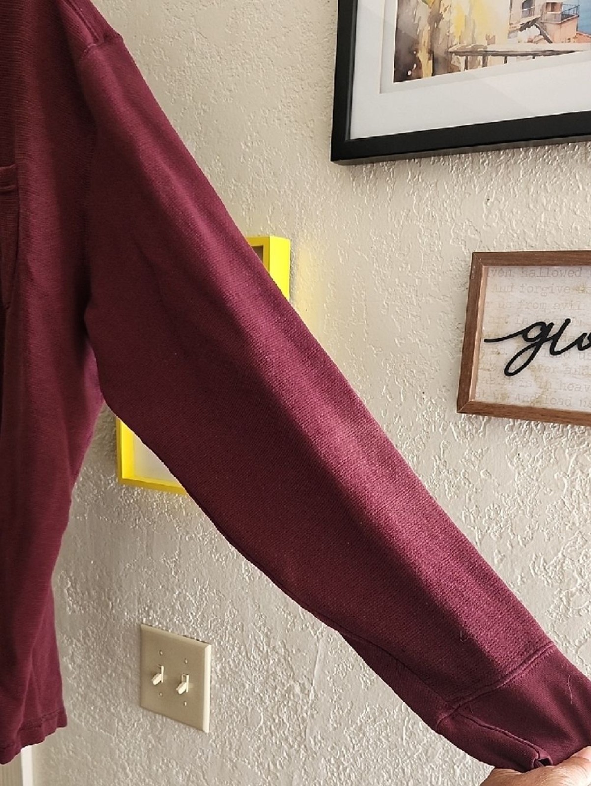 Carhartt Burgundy Half-Zip Chest Pocket Pullover Sz 3XL (Flawed) Workwear gallery