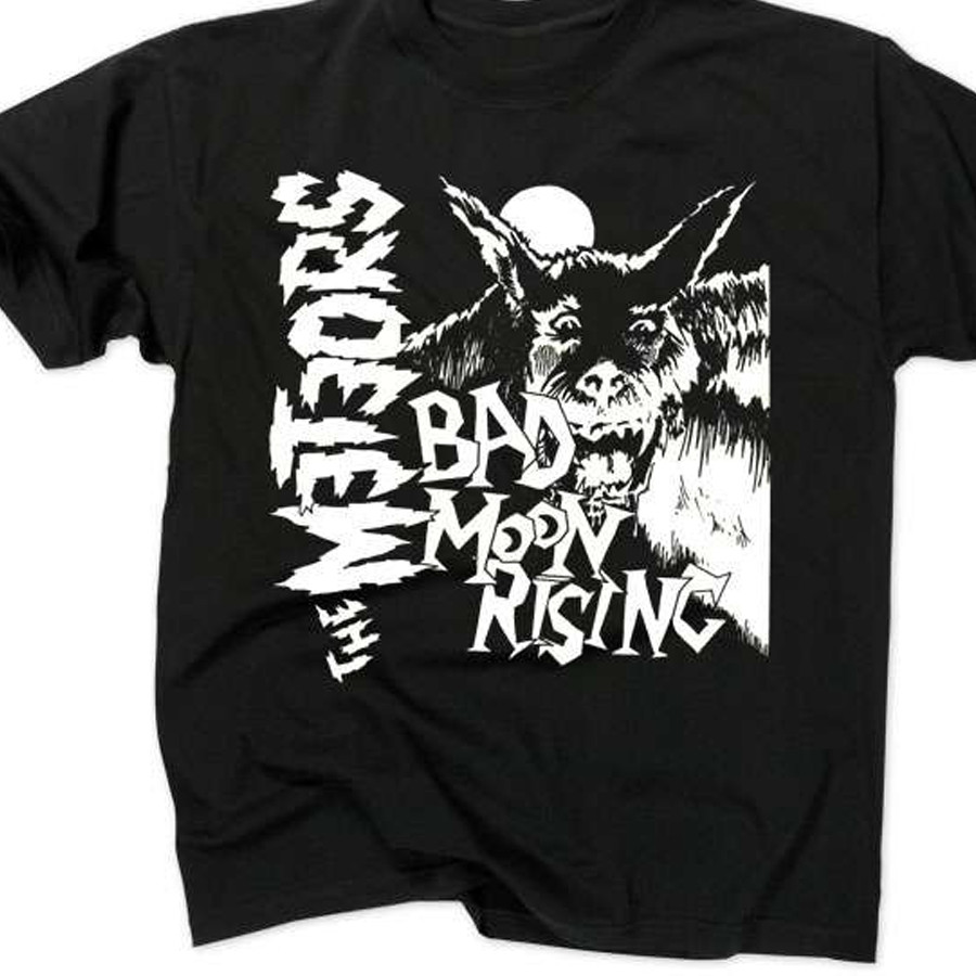 The Meteors band artwork black T-shirt Tee All sizes S to 5XL 2F384 gallery