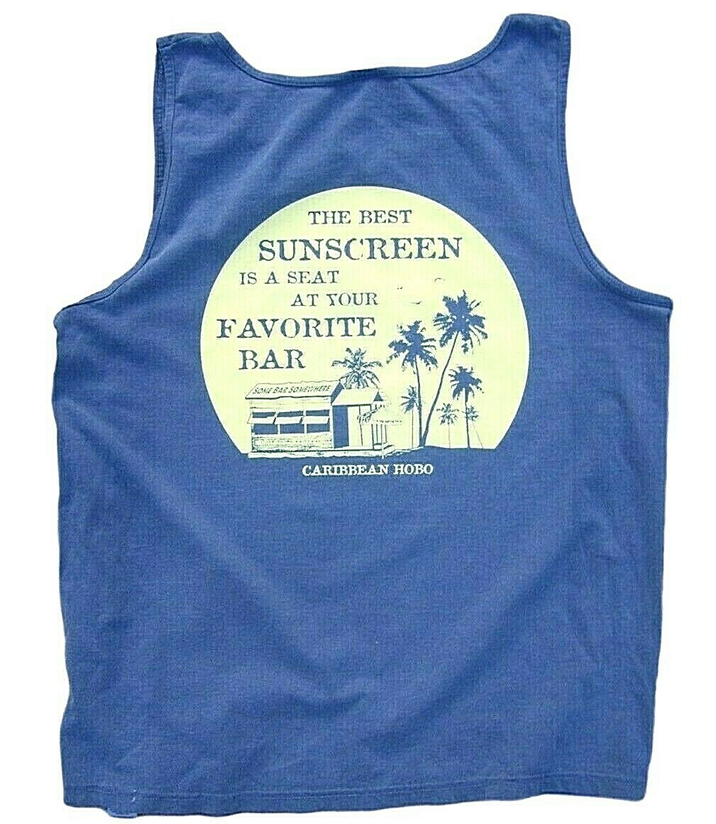 3XL Caribbean Hobo t-shirt Tank Key West rum island beach mexico Sunscreen Bar gallery