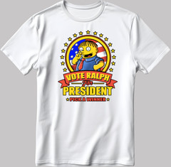 The Simpsons, Simpson Characters Short Sleeve White-Black Men’s / Women N580