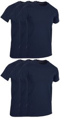 6 Pack BILLIONHATS Men’s Solid Colors Cotton T-Shirts Short Sleeve (XL)