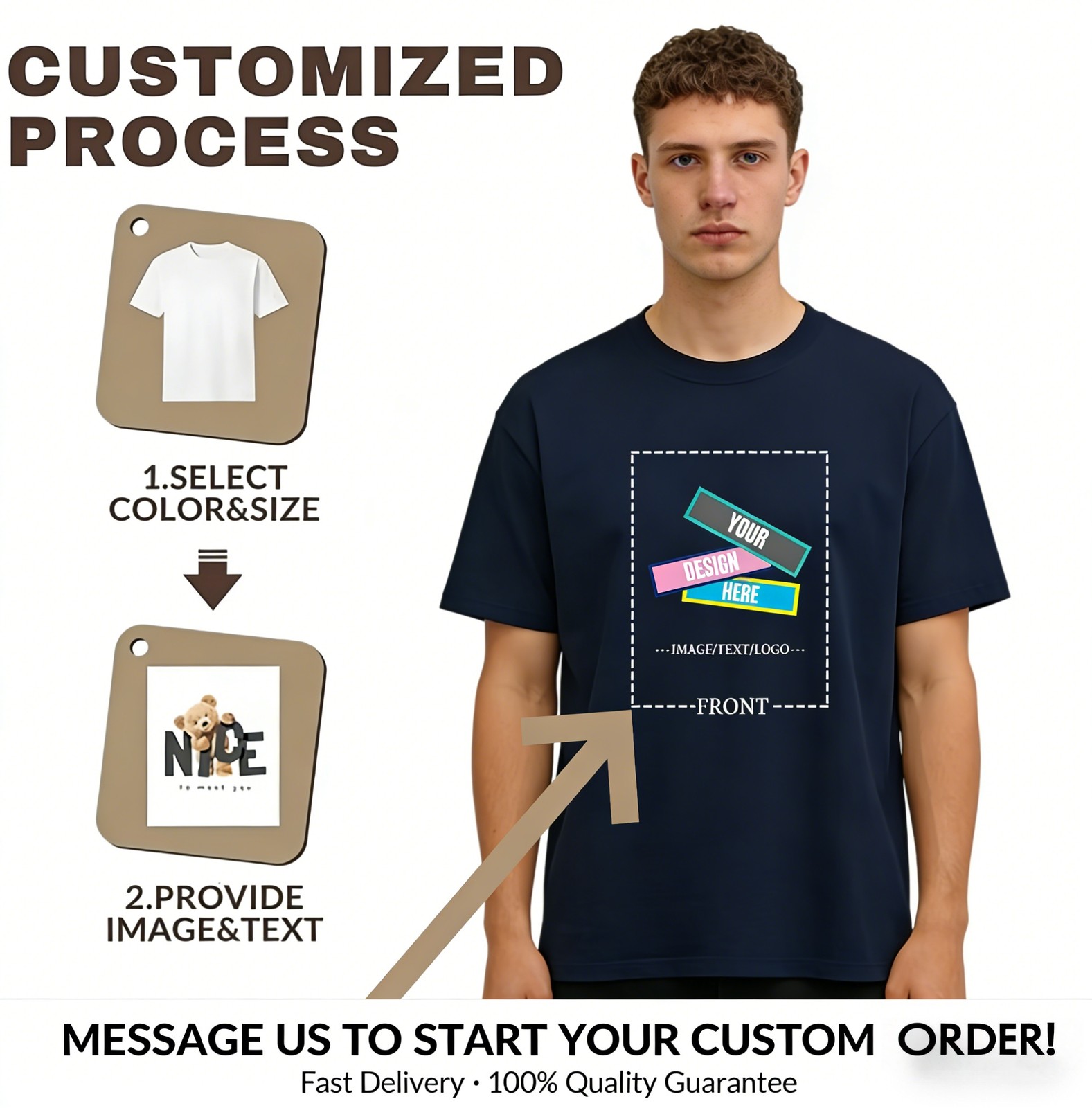 Couple Anniversary Gift Custom Name and Date 100% Cotton T-Shirt gallery