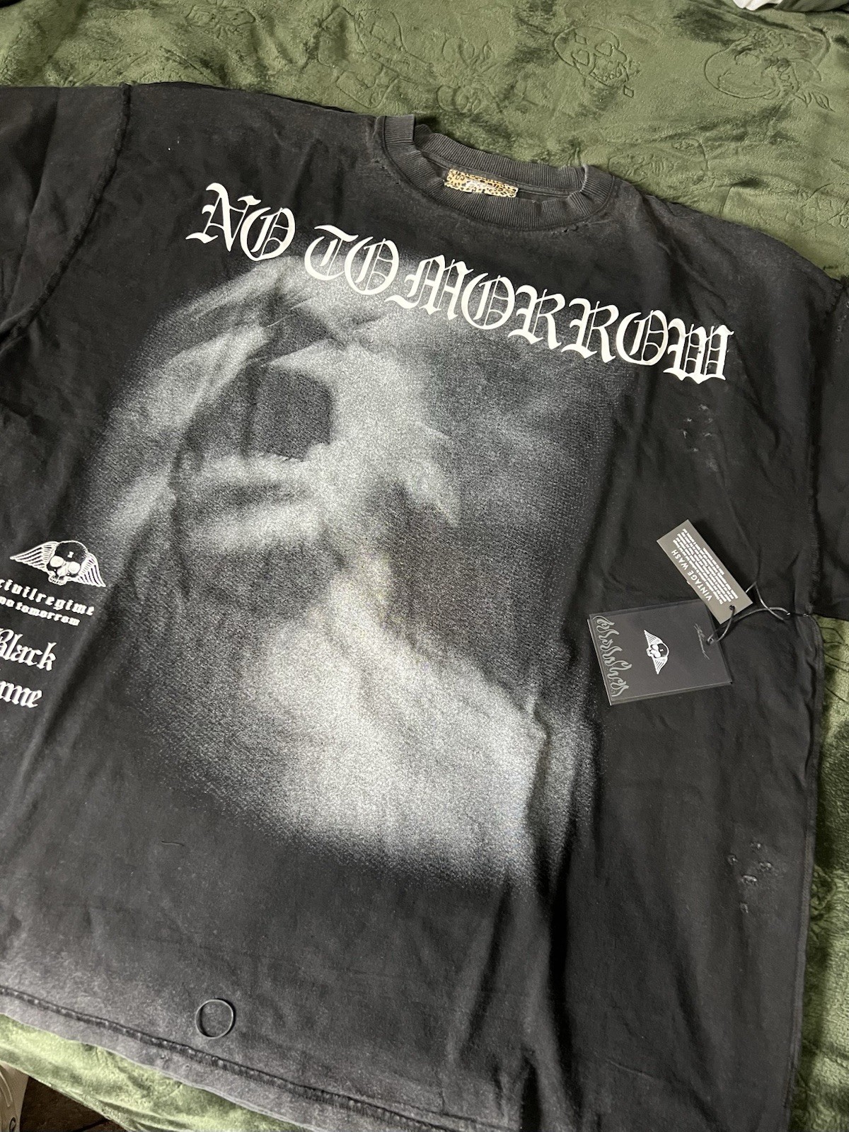 No Tomorrow x Civil Regime - Pain FMR Ripped Oversized Vintage - Size 3xl - NWT gallery