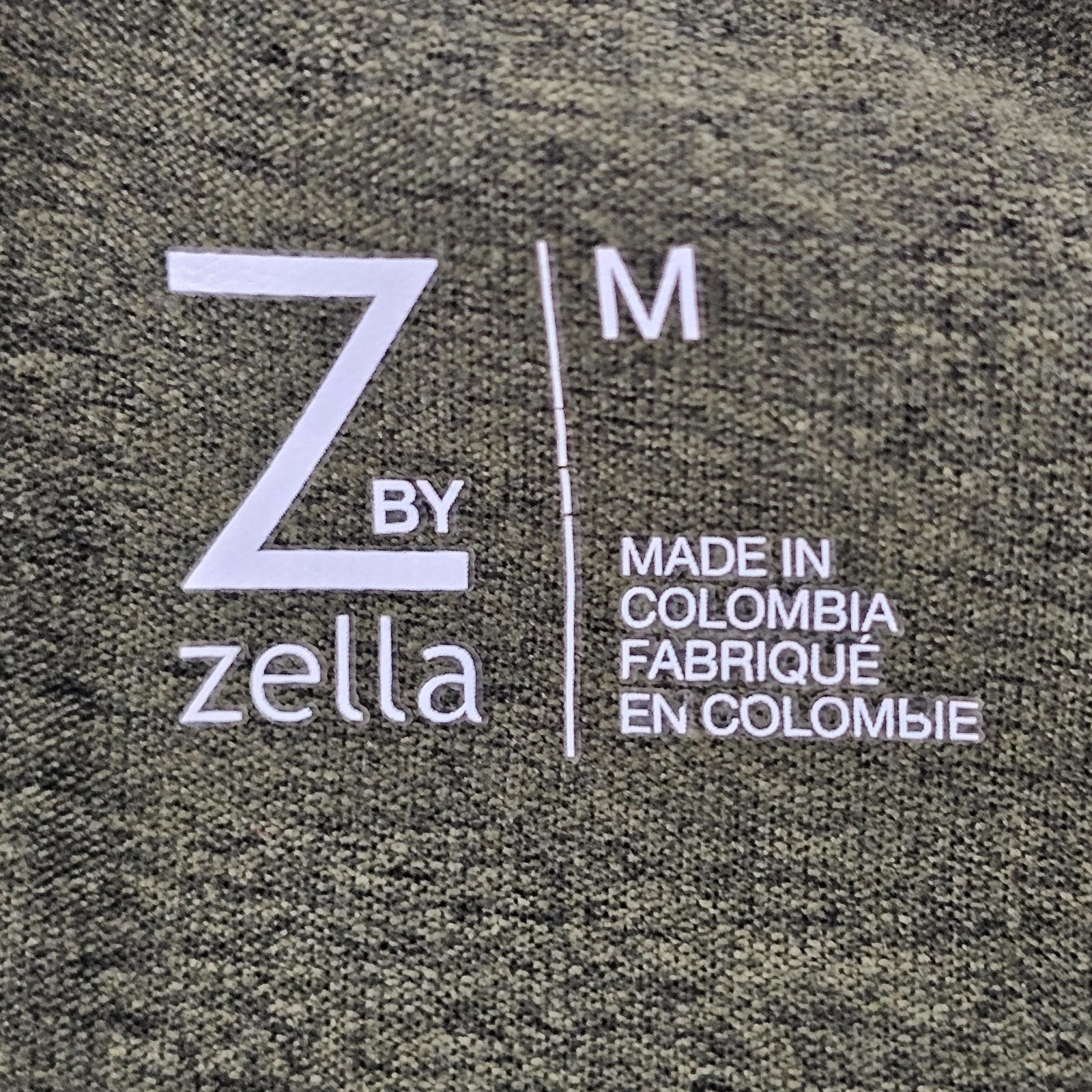 Z by Zella Green Short Sleeve Polyester Spandex Performance T-Shirt Men's M gallery