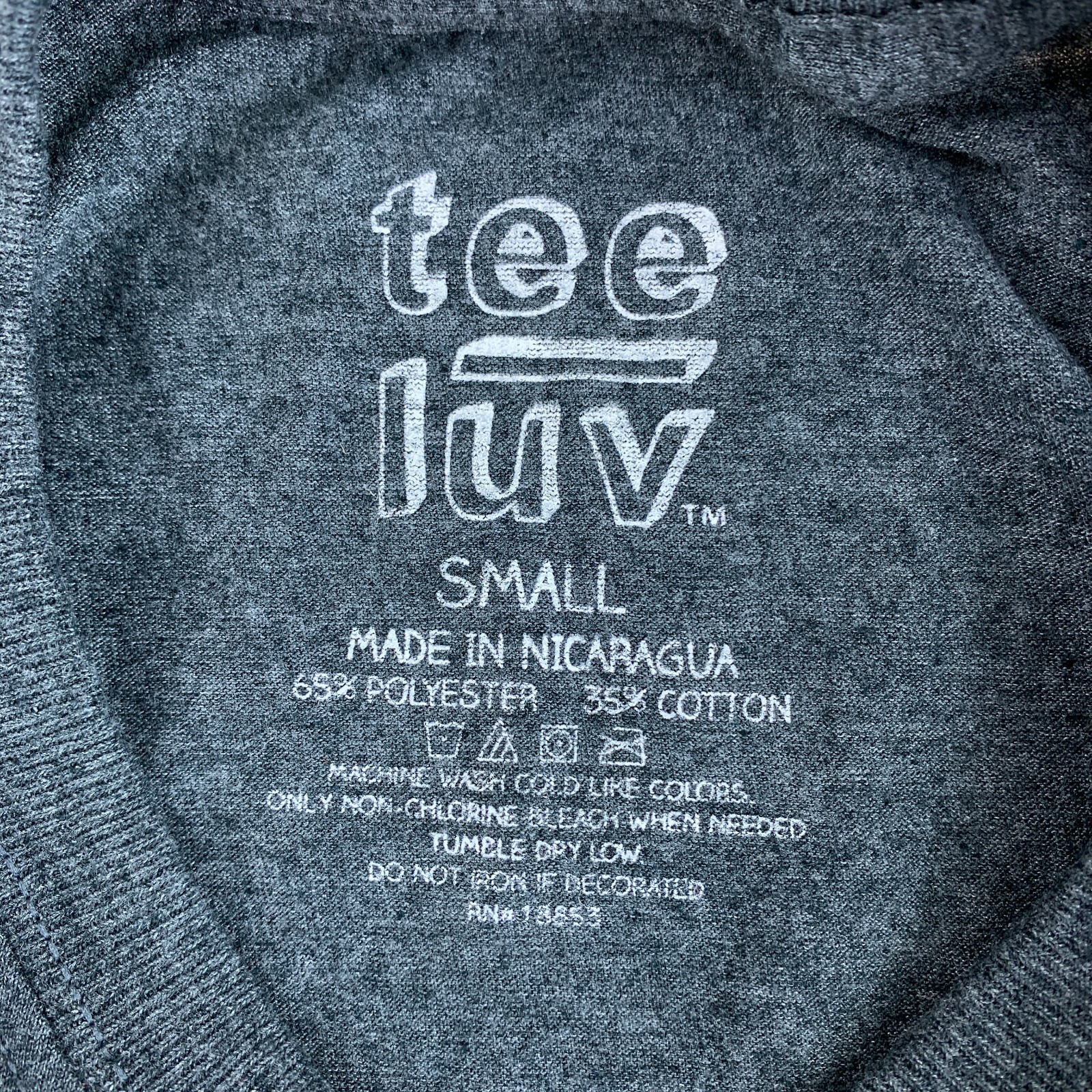 Tee Luv Genius T-Shirt Gray Size Small Periodic Table NWT gallery