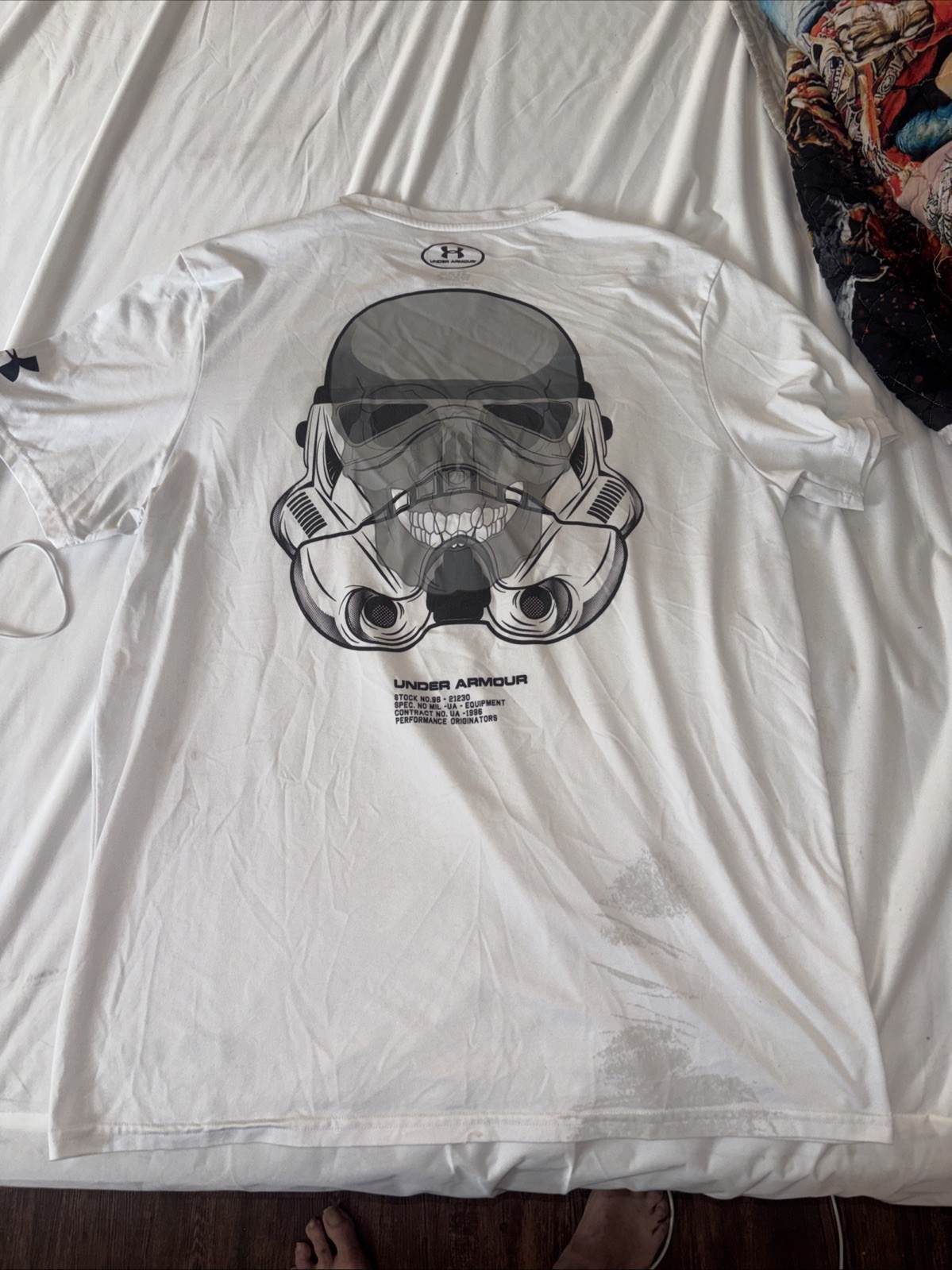 Under Armour Star Wars Storm Trooper Skull Headgear Lose Fit Size Xl RARE!!! gallery