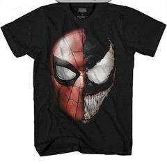 MARVEL Venom Spider-Man Black MARVEL T-Shirt Cotton/Polyester Medium Men
