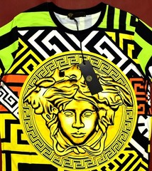 Versace Men’s Slim Fit Crew Neck Short Sleeve T-Shirt Size 2XL Chest 22.4″