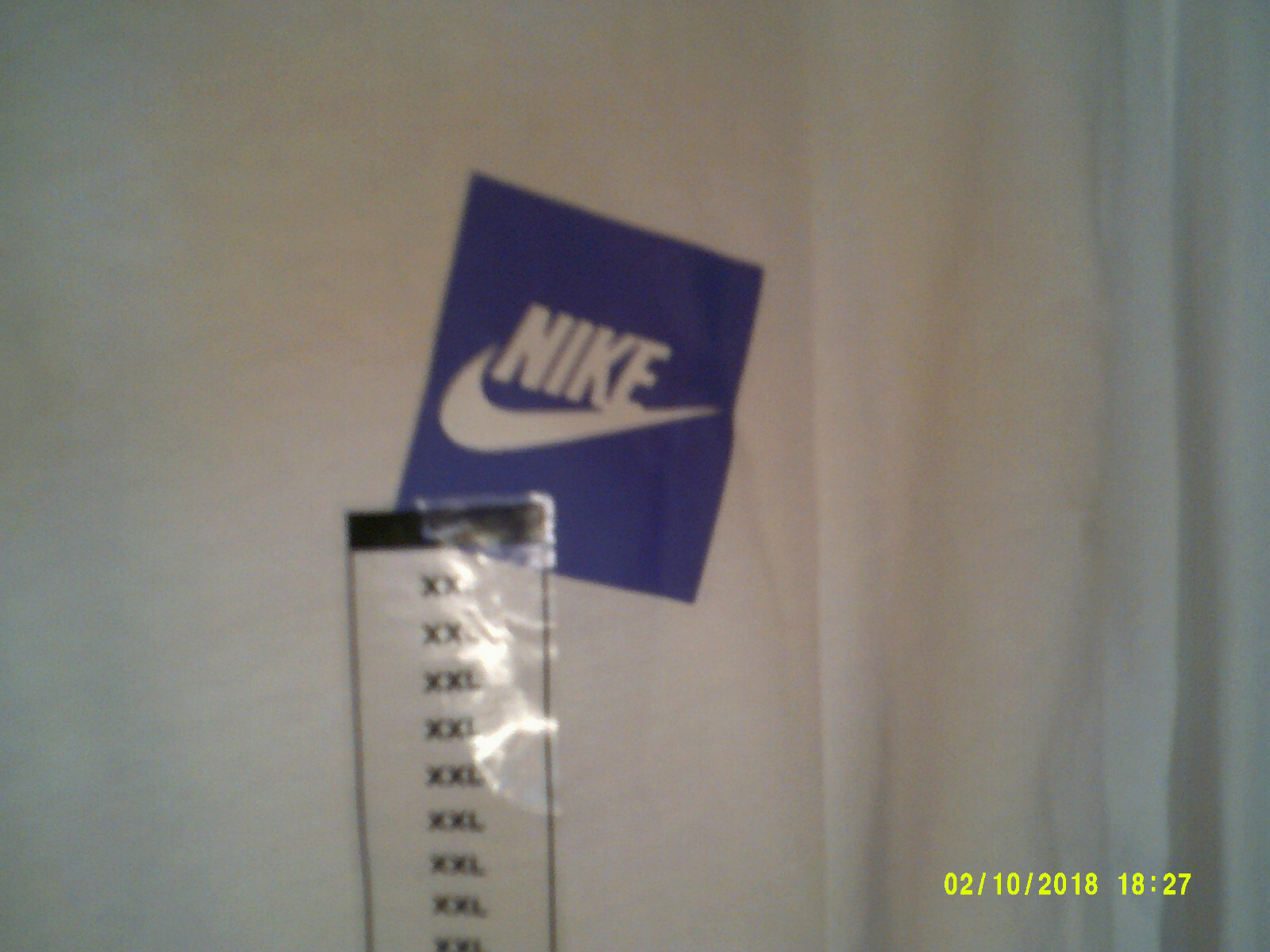 NEW NIKE SPORTSWEAR "Brand Riffs LS Tee" MEN'S WHITE MULTI-COLOR T-SHIRT 2XL gallery