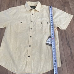 NWT HOWLER BROS Arkansas Tarpon scale print Yellow short sleeve shirt – m – $70