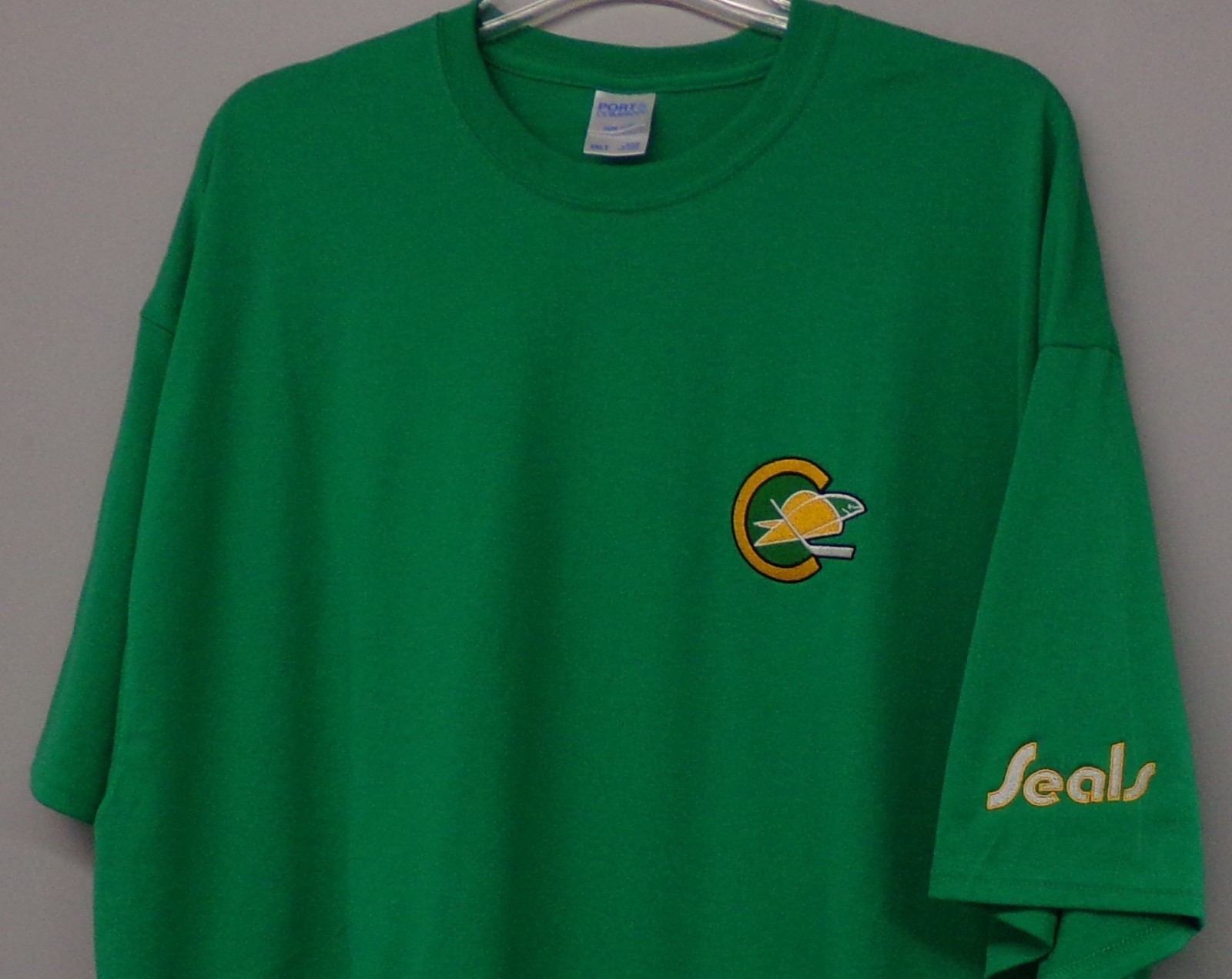 NHL Hockey California Golden Seals Embroidered Adult T- Shirt S-6XL, LT-4XLT New gallery