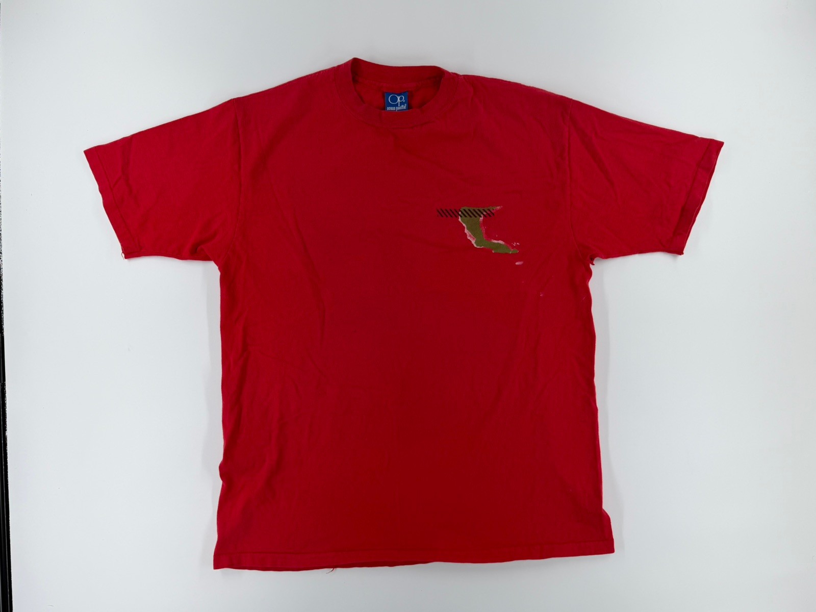 RARE Vintage 80s Op Ocean Pacific Banzai Pipeline Hawaii Surf T-Shirt SIZE XL gallery