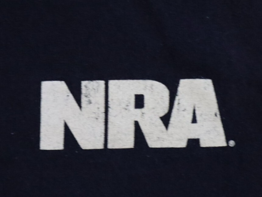 NRA "Freedom Through Strength" Licensed Adult Black T-Shirt Size Large Heavy Wt. gallery