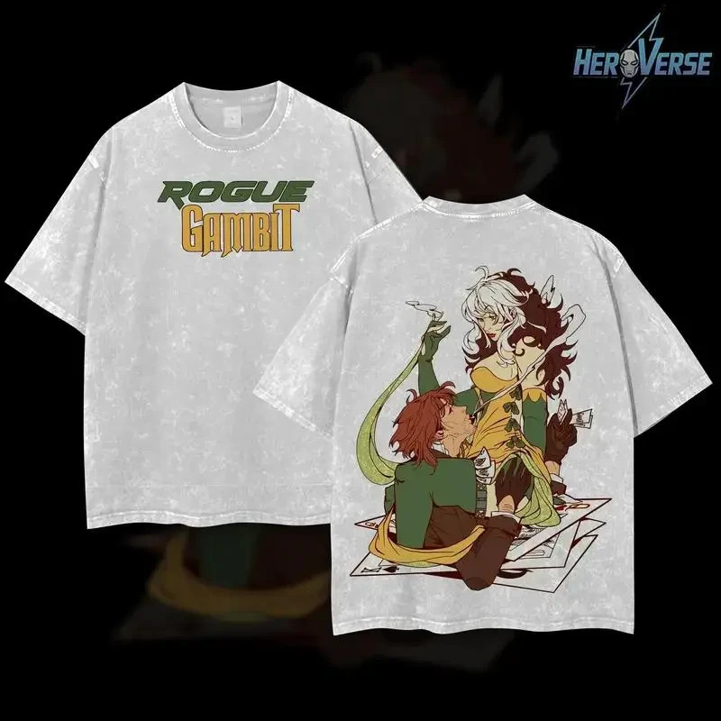 Rogue And Gambit T-Shirt, Character Comics TV Series Graphic Design Unisex gallery