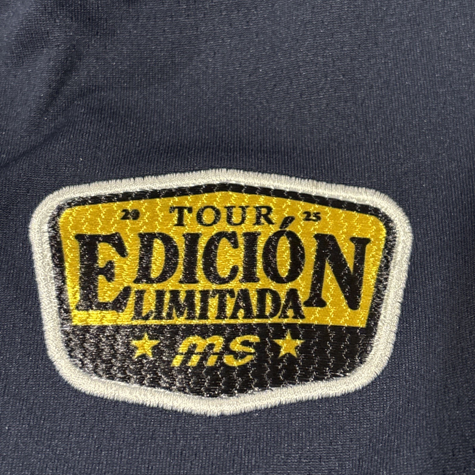 Banda MS Edicion Limitada XL Baseball Jersey Navy Blue Official Tour Merch Casac gallery
