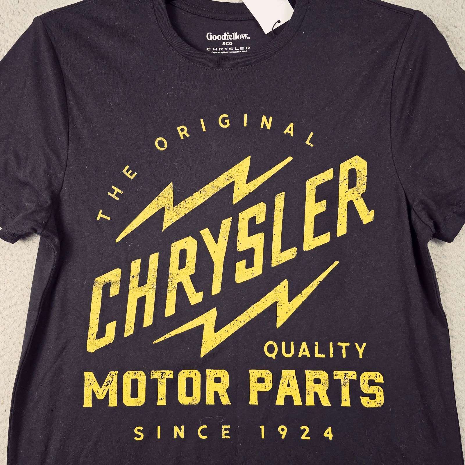 Chrysler Shirt Mens Medium Black Casual Mopar American Car Prowler Plymouth NWT gallery