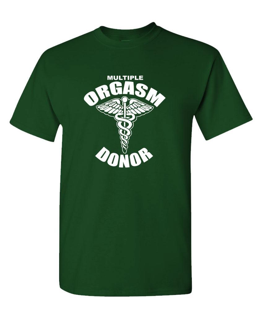 MULTIPLE ORGASM DONOR - Unisex Cotton T-Shirt Tee Shirt gallery