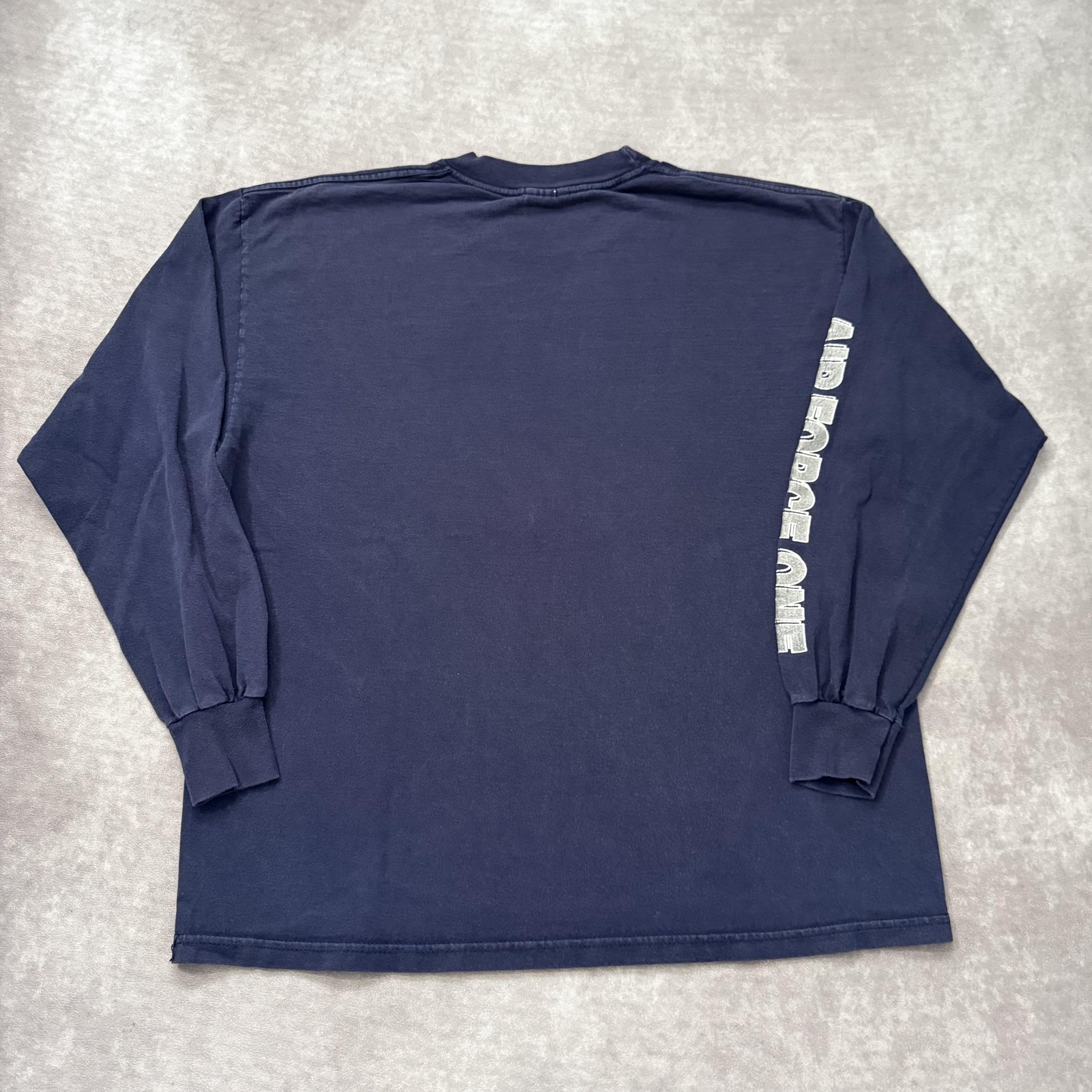 Vintage Air Force One Shirt Mens XL USA Long Sleeve Military gallery