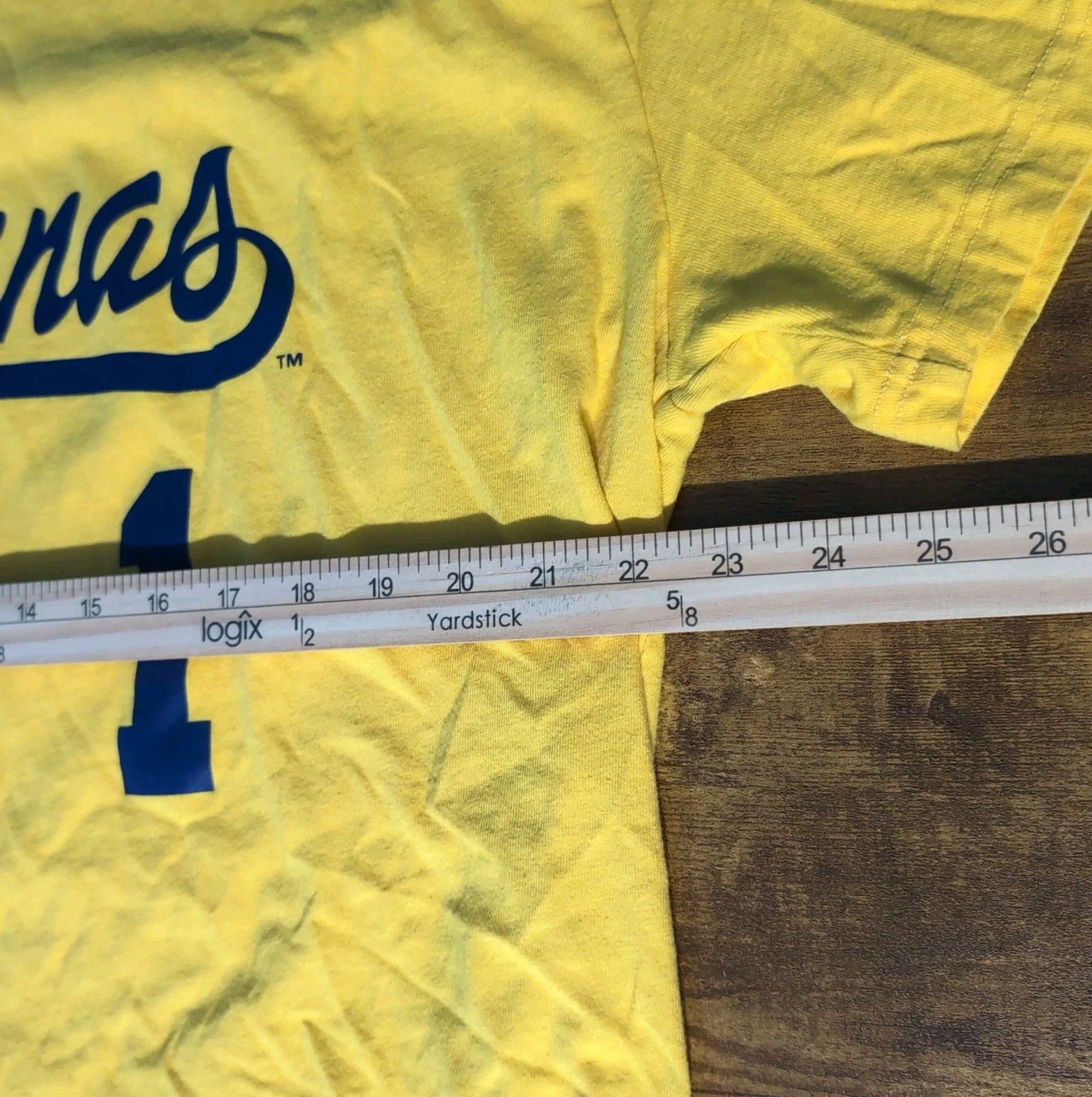 EvoShield Savannah Bananas TShirt 2XL Mens Yellow #1 Baseball Short Sleeve gallery