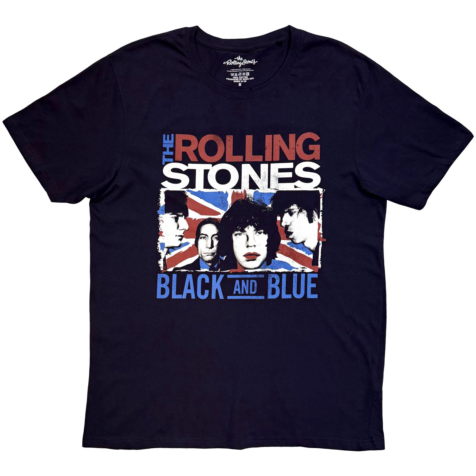 The Rolling Stones Black And Blue Official T-Shirt Mens