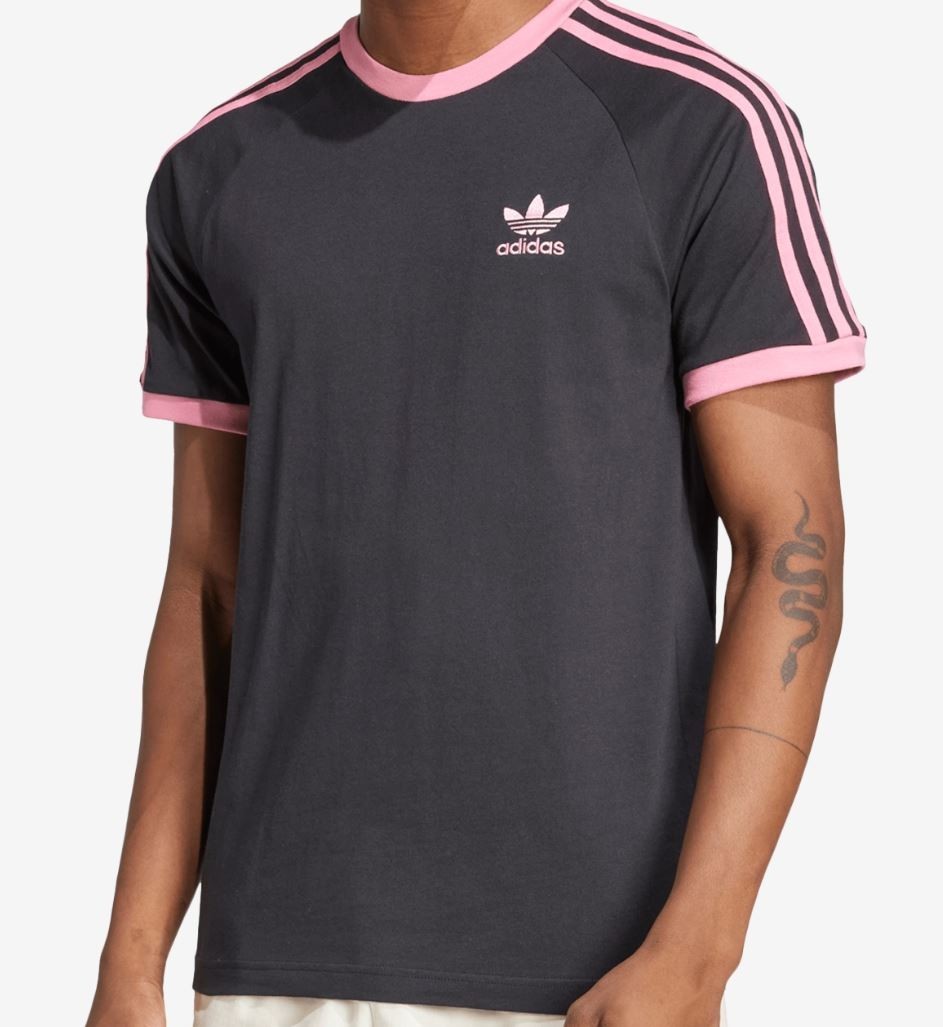 NEW MENS ADIDAS ORIGINALS 3-STRIPES CALIFORNIA TREFOIL SHIRT ~SIZE 2XL KA56 PINK gallery