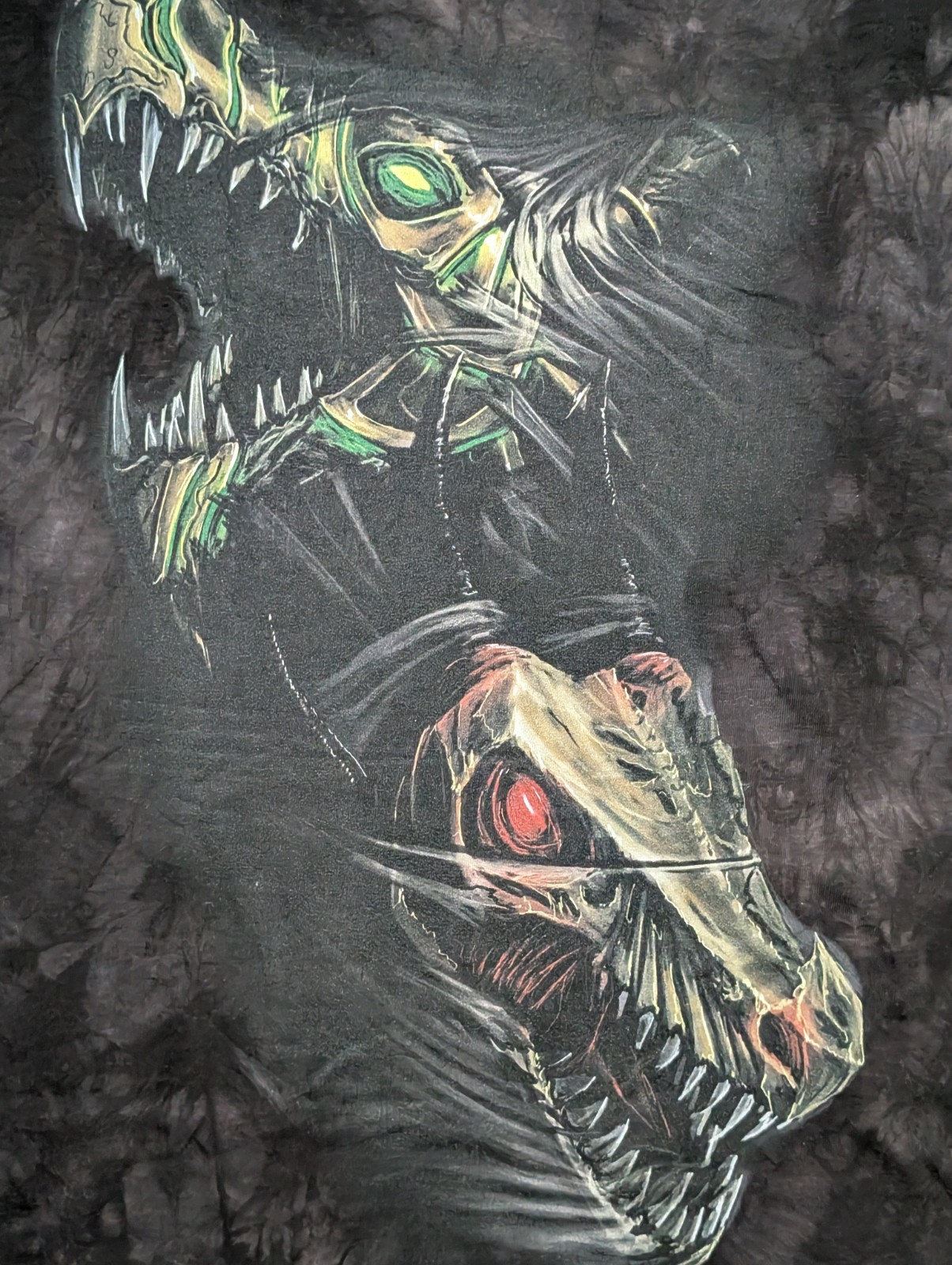 The Mountain Mens T-shirt Black Dragon Dinosaur Time Warp RL XL #3036 NWOT