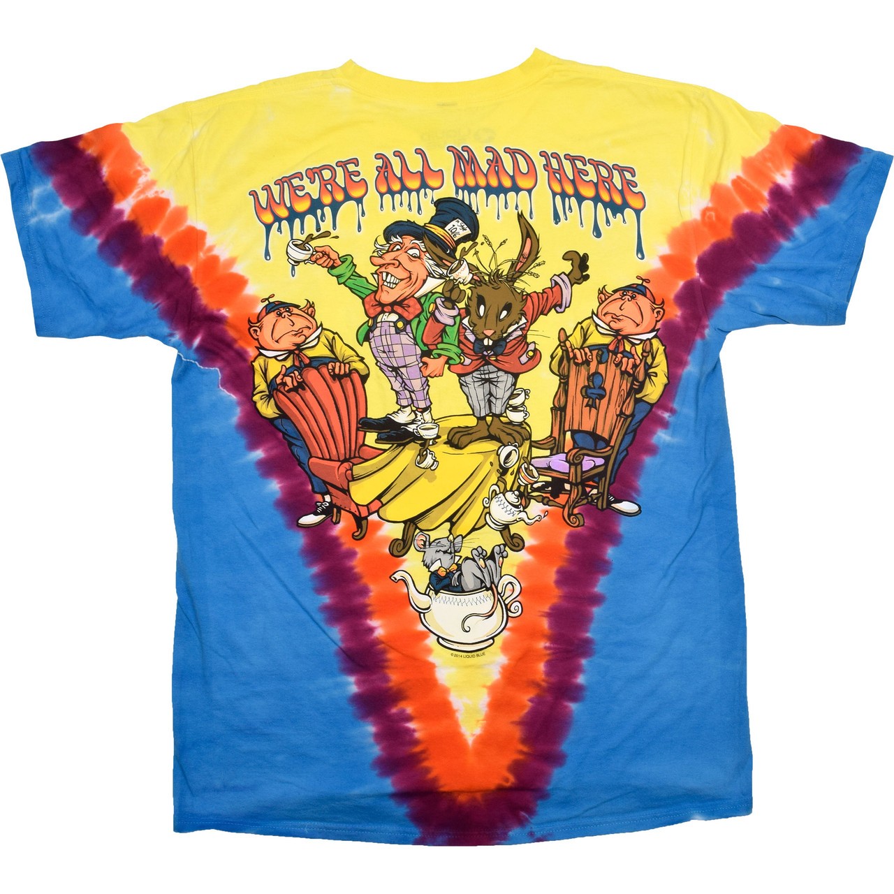 All Mad Here Clearance Tie-Dye T-Shirt Liquid Blue gallery