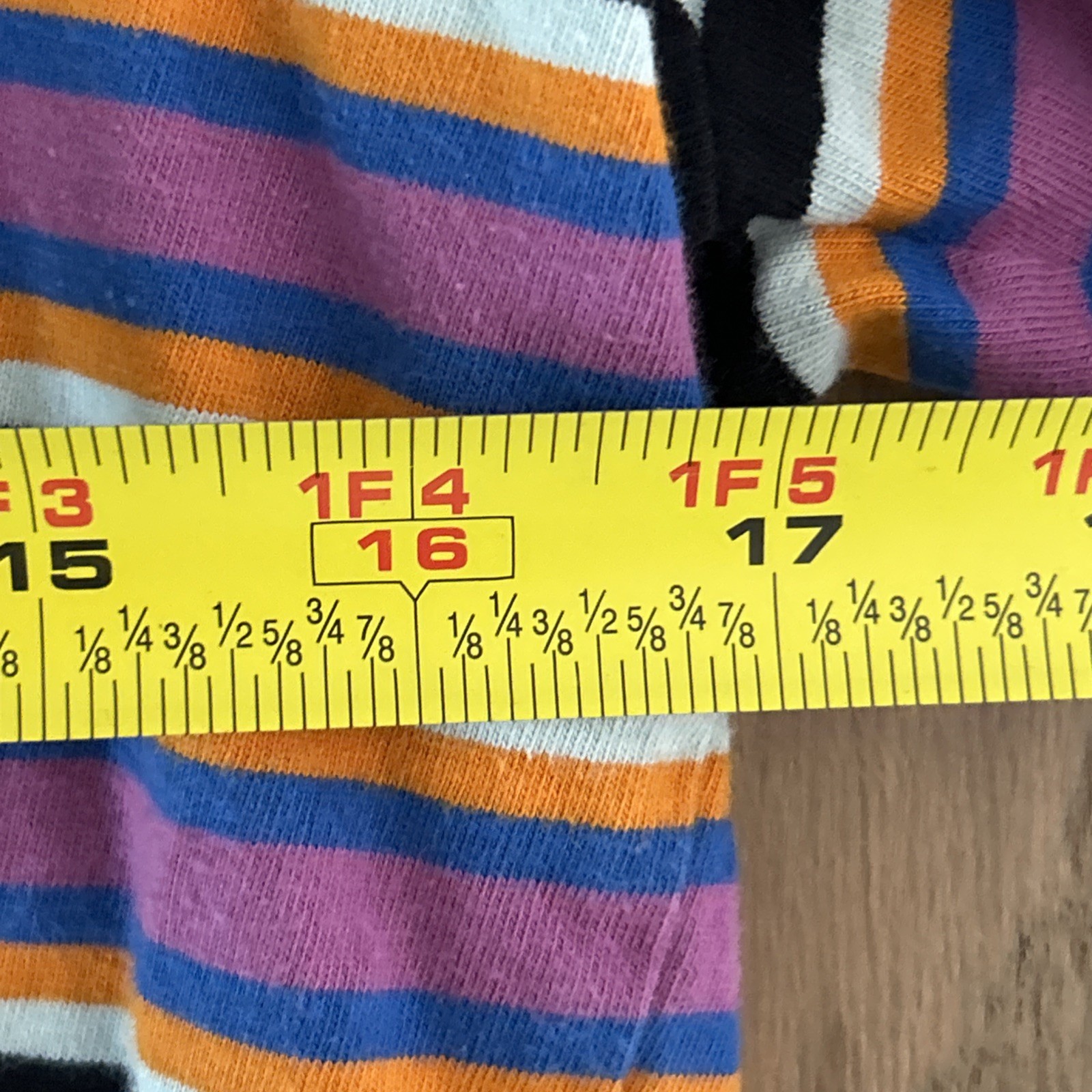 The Hundreds Multi-Color Striped T-Shirt Size Medium Y2K Vintage gallery