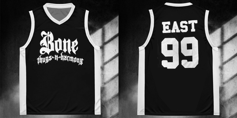 Bone Thugs-N-Harmony band 99 basketball jersey All sizes JJ6412