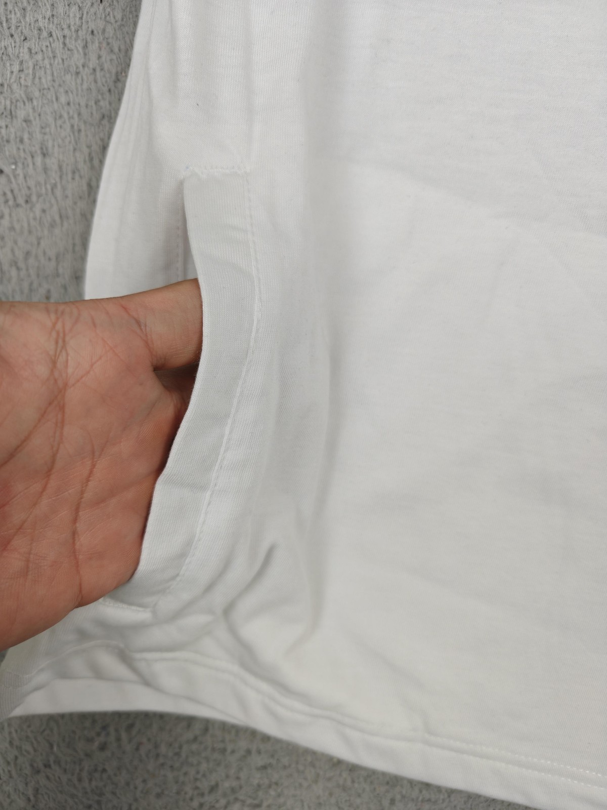 Ecko Unltd Shirt Mens Medium White Short Sleeve Hooded Kangaroo Pocket EO31K826 gallery
