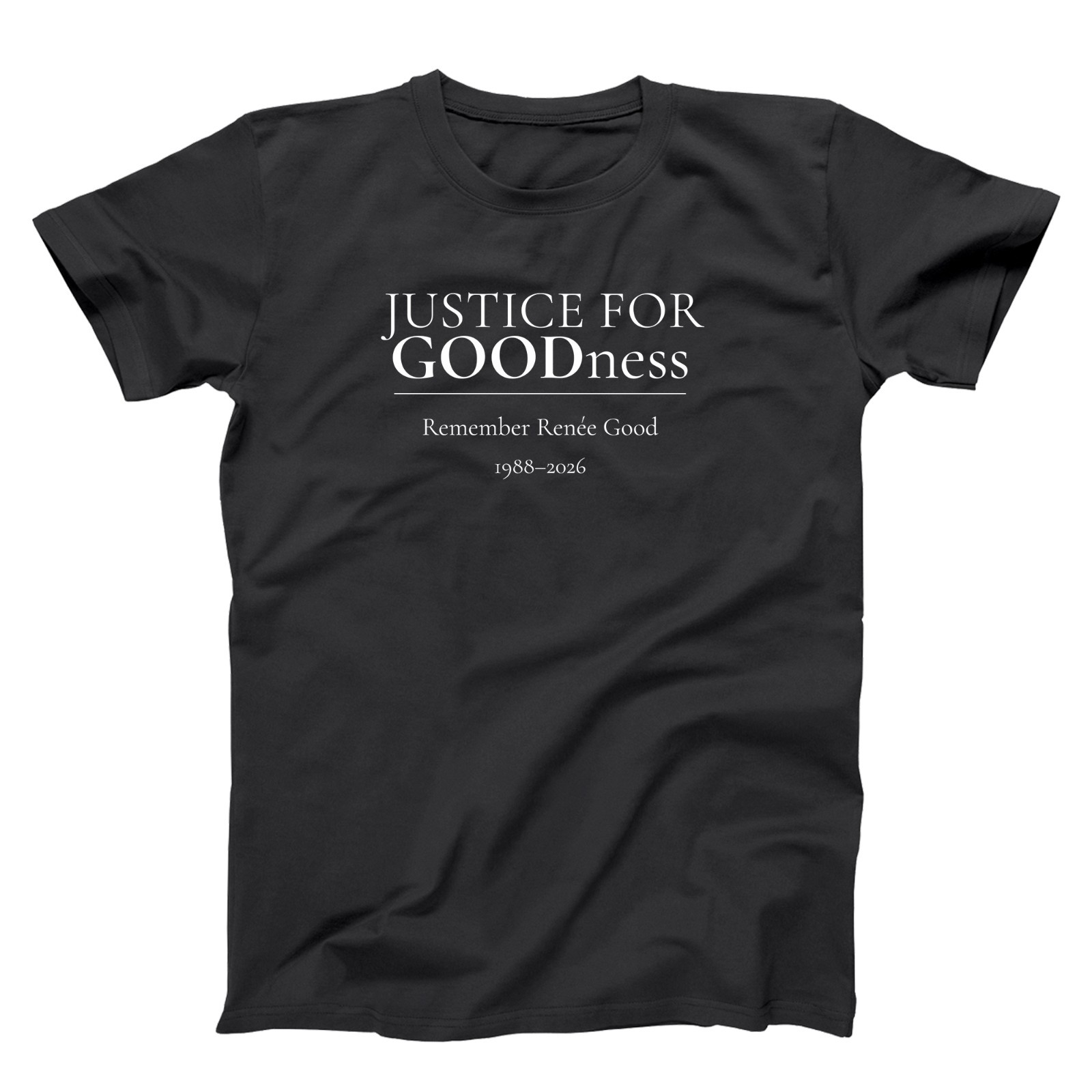 Justice For GOODness - Rip Renee Good Remembrance Anti Ice Unisex Xs-5x T-shirt gallery