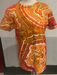 Custom Ice Tye Dye T-Shirt Size Medium Pre-washed