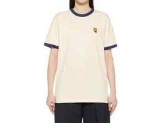 Onitsuka Tiger GRAPHIC TEE BEIGE/BROWN Ringer T-shirt Unisex Men Women Japan New