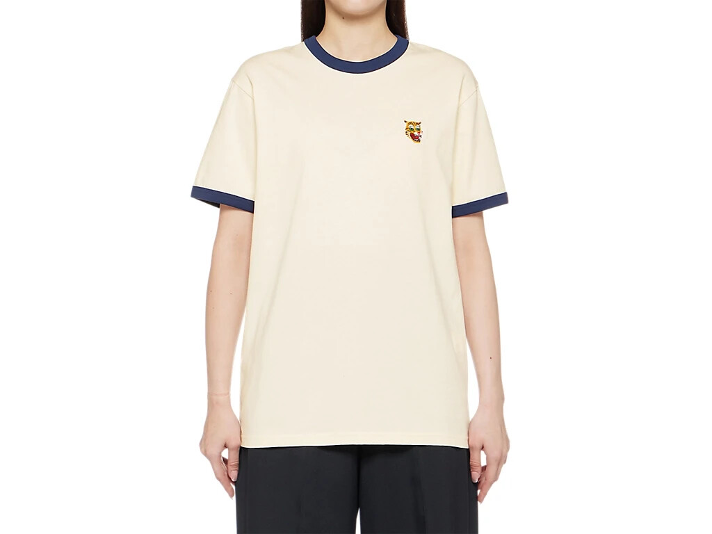 Onitsuka Tiger GRAPHIC TEE BEIGE/BROWN Ringer T-shirt Unisex Men Women Japan New gallery