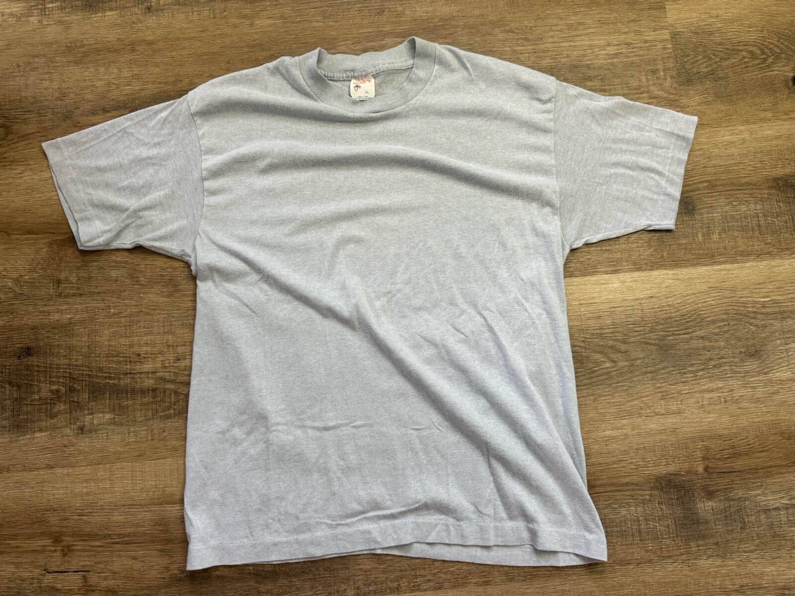 Vintage TeeJays Select T Light Gray Size XL 70’s 80’s Thin Excellent Condition