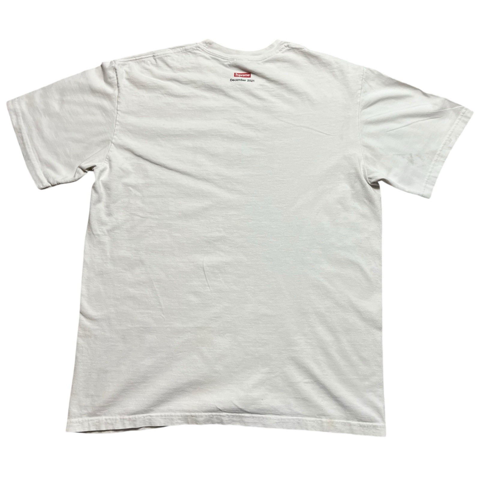 Supreme Merry Christmas 10 Bucks Shirt Size Medium Streetwear Skate Hype White gallery