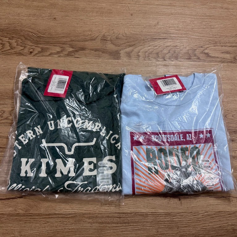 Kimes Ranch Men’s T Shirt Lot Set Of 2 Short Sleeve Western Wear Size Medium