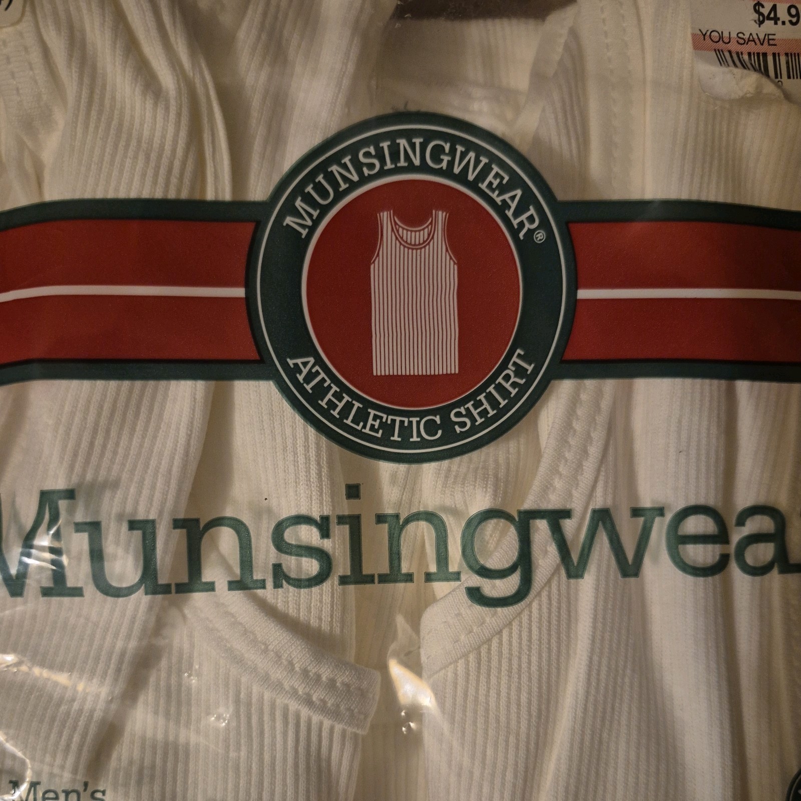 Vintage New Munsingwear Athletic Shirts 3pack Size L(42-44) 100% Combed Cotton gallery