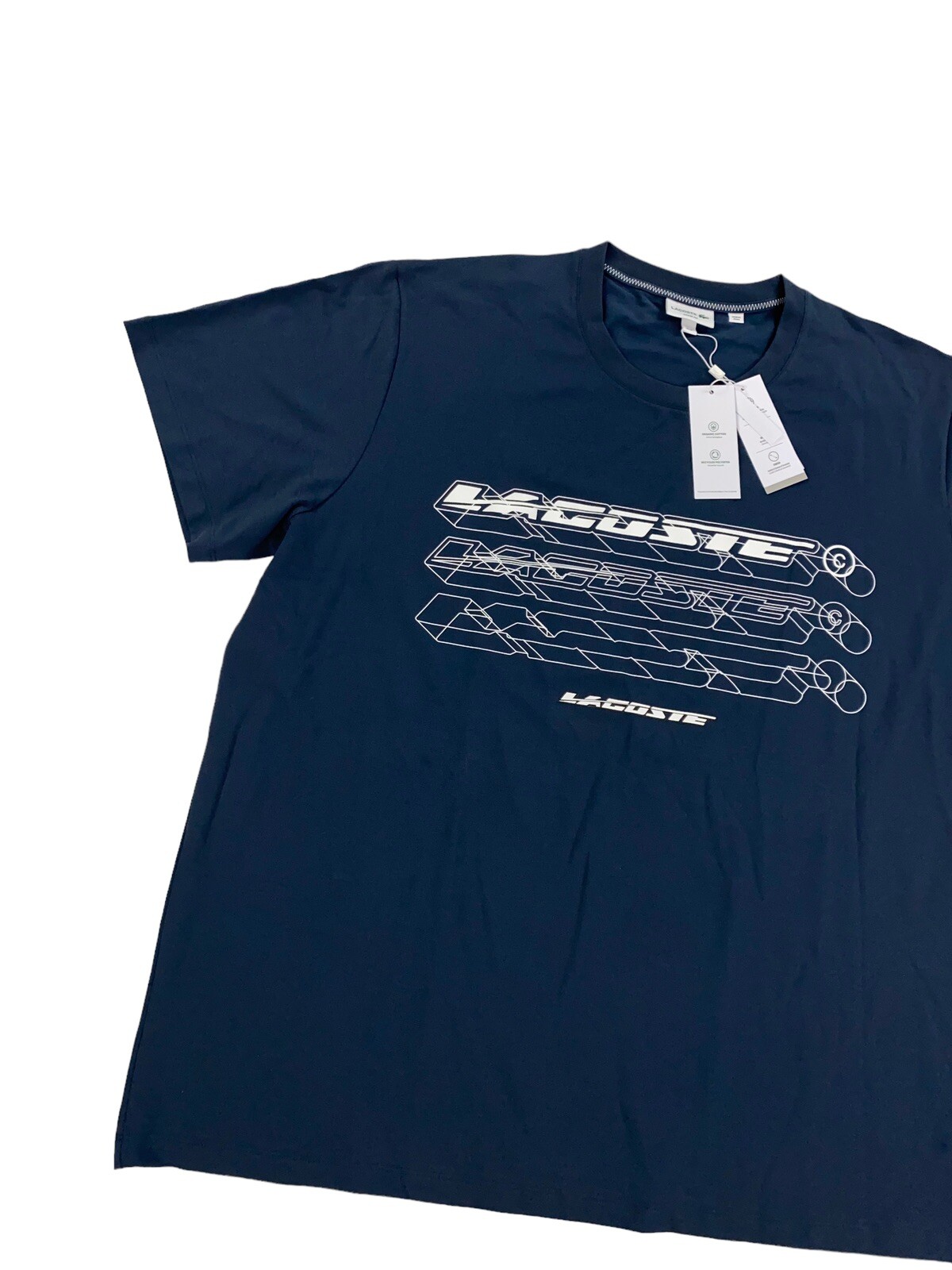 NEW Lacoste Big & Tall Loose Fit 3D Print Short Sleeve T Shirt Mens Sz 3XLB 10R gallery