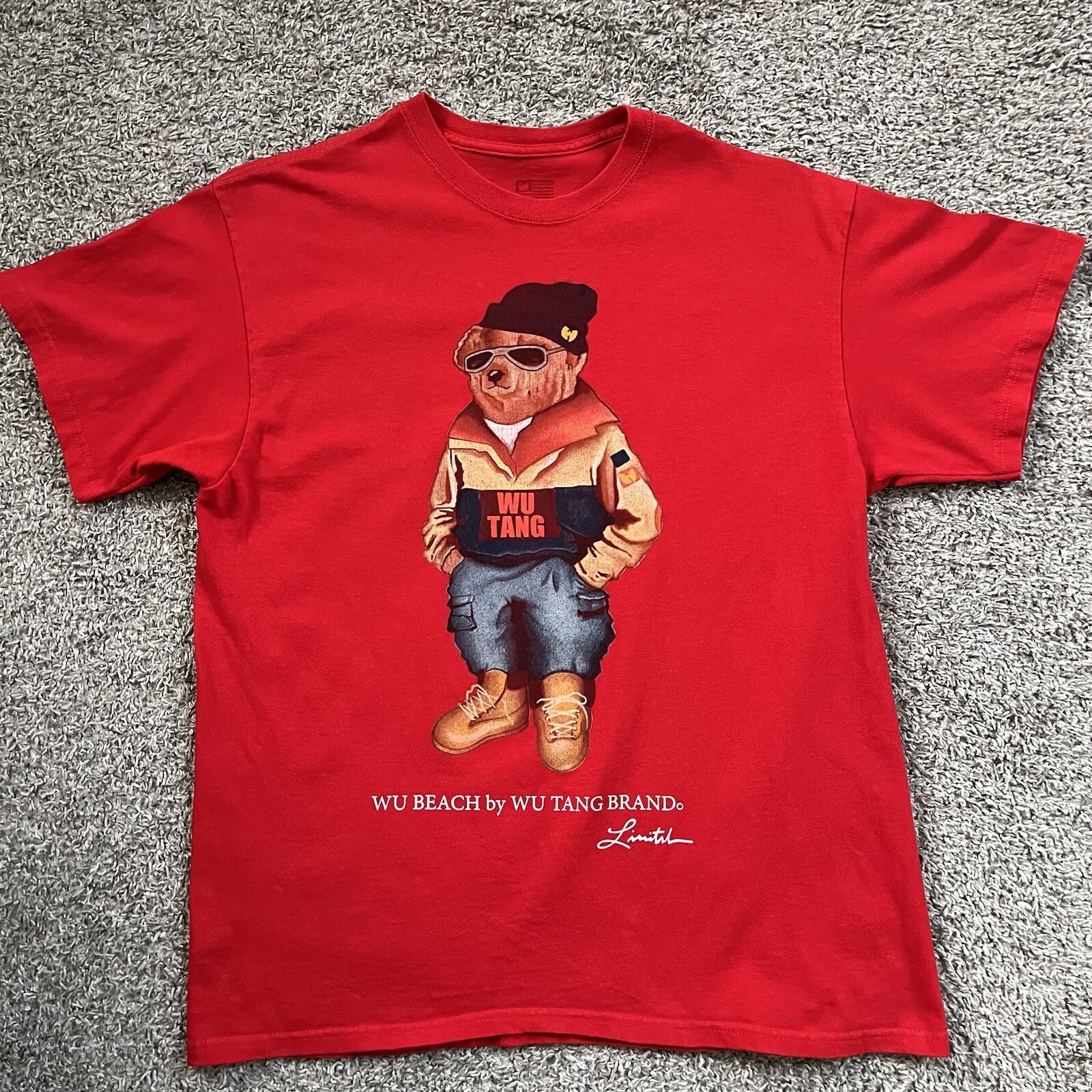 🔴Wu-Tang Shirt Size Large Wu Beach Bear Rare WuTang Raekwon Gza